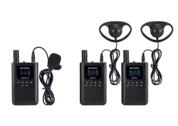 RETEKESS TT125 Sistema de visitação tourguide com 02 fones