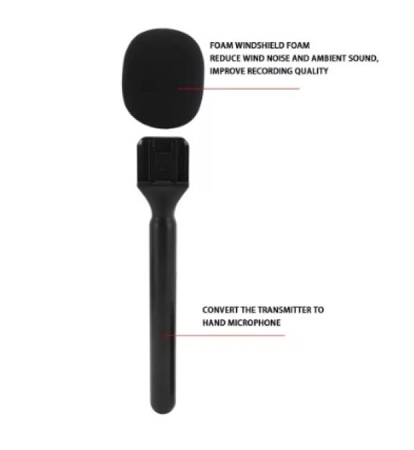 UNIVERSAL LM-22 Suporte adaptador microfone de lapela para entrevista liso - foto 10