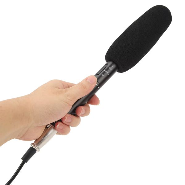 UNIVERSAL DR-28K Microfone direcional com cabo XLR para filmadora e DSLR - foto 3