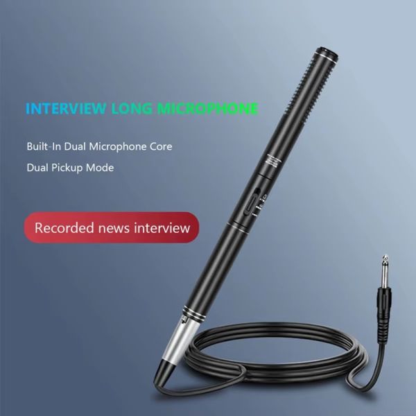 UNIVERSAL DR-28K Microfone direcional com cabo XLR para filmadora e DSLR - foto 7
