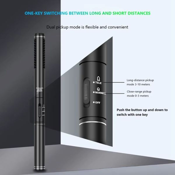 UNIVERSAL DR-28K Microfone direcional com cabo XLR para filmadora e DSLR - foto 8