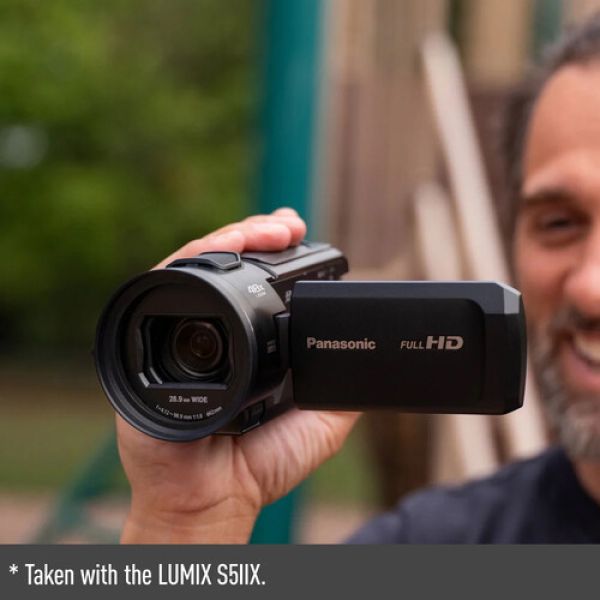 PANASONIC HC-V900 Filmadora HD com 1CCD SDHC entrada mic  - foto 9