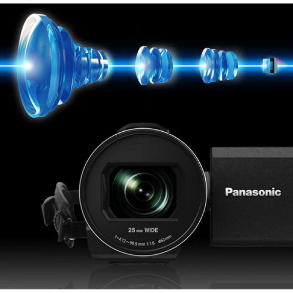 PANASONIC HC-VX3 Filmadora 4K UHD com 1CCD SDHC entrada mic - foto 6