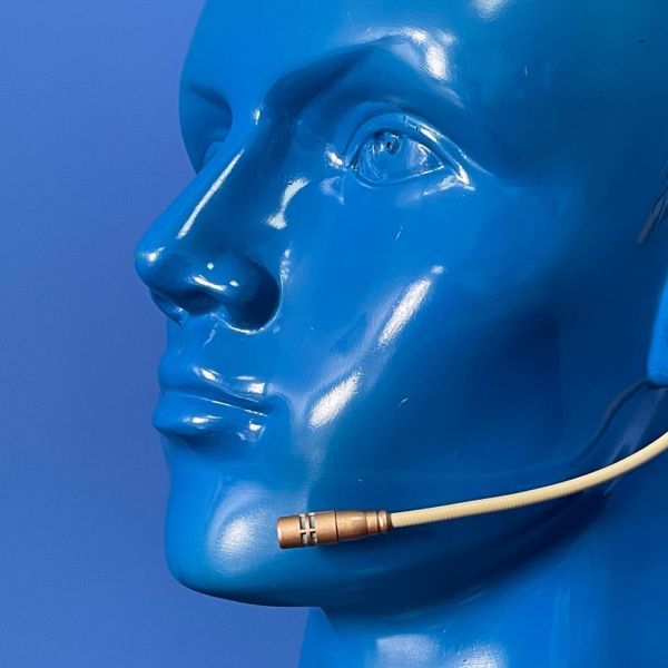 LUPI HSB-SENNHEISER Microfone headset com cabo P2 bege para Sennheiser - foto 3