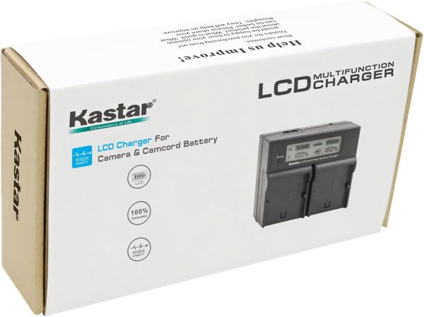 KASTAR CB-EL18 Carregador de bateria duplo digital para Nikon EN-EL18  - foto 4