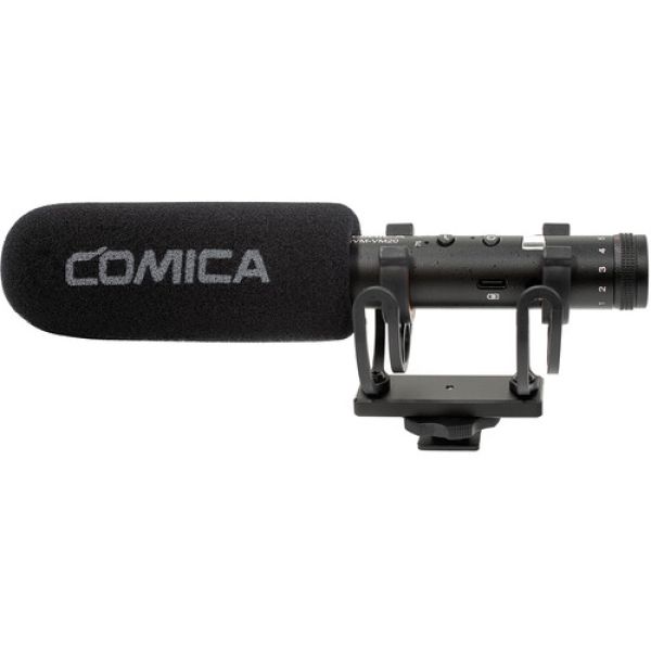 COMICA CVM-VM20 Microfone direcional com cabo P2 para filmadora e DSLR - foto 4