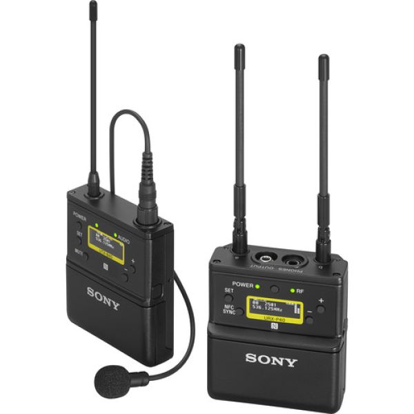UHF SONY UWP-D21 Microfone de lapela sem fio