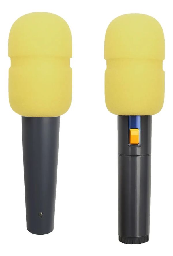 ARTIKA AK-41AM Espuma para microfone de entrevista amarelo - foto 3