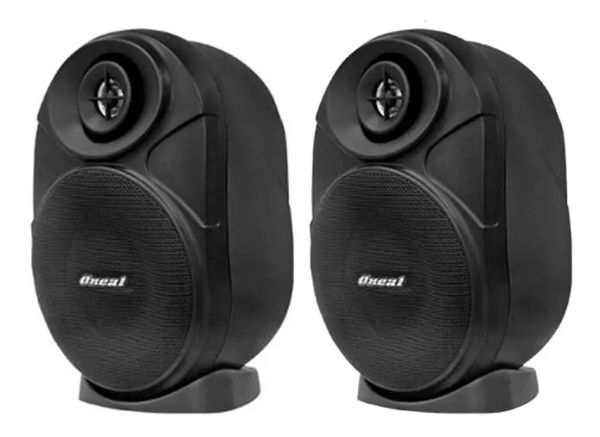 Caixa de som ambiente passiva 100W preta - par ONEAL OB-220EP