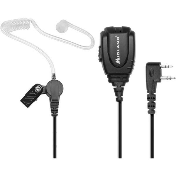 Fone de ouvido para rádio walkie talkie série MB MIDLAND MA2