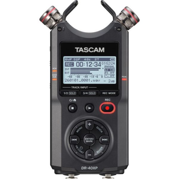 TASCAM DR-40XP Gravador de voz com slot Micro SD - foto 7