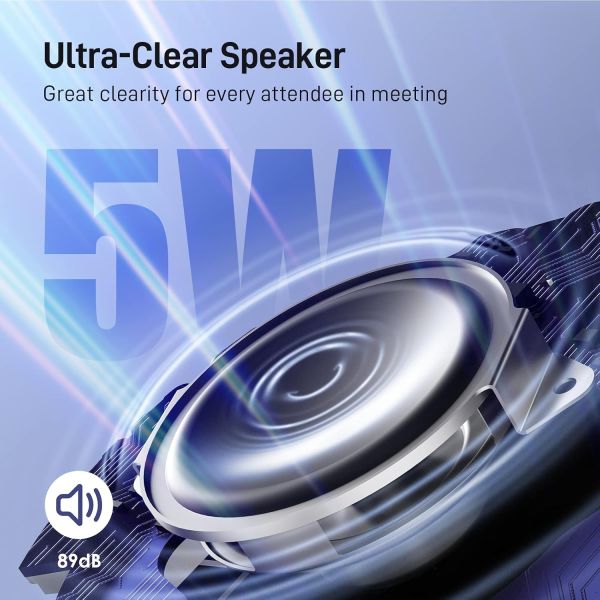 EMEET LUNA PLUS Microfone de mesa com bluetooth p/conferência viva-voz - foto 7