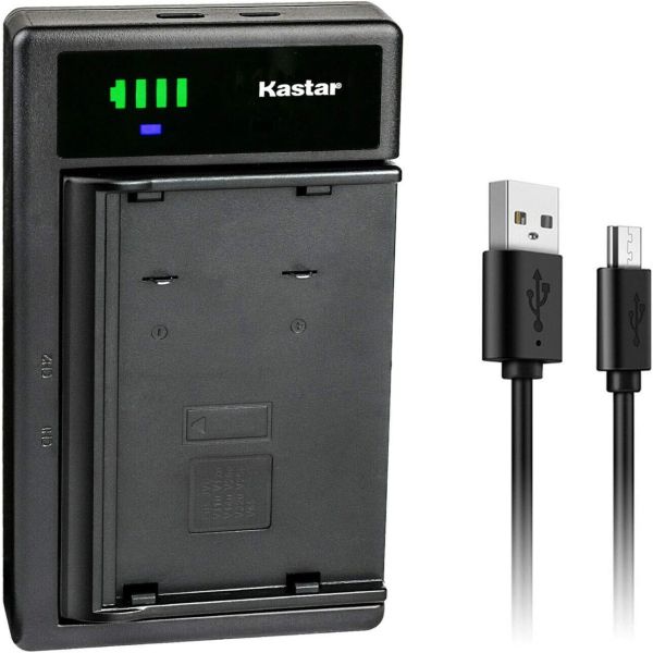 Carregador de bateria digital para Panasonic e JVC KASTAR CB-HHRV20