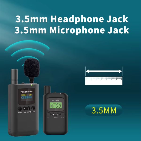 WHISPER WTG-TX Transmissor para sistema de visitação tourguide com mic